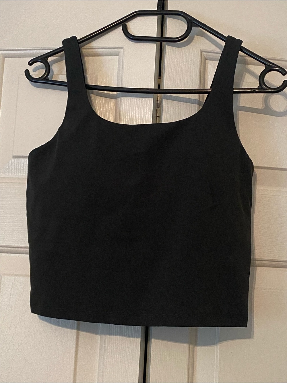 Classic forrest green Scoop Neck Cropped Tank Top